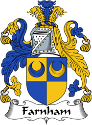 English Coat of Arms for the family Farnham