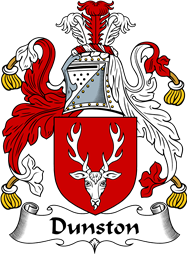 English Coat of Arms for the family Dunston