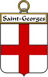 French Coat of Arms Badge for Saint-George