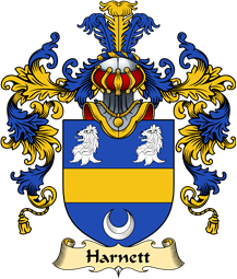 Irish Family Coat of Arms (v.25a) Harnett or Hartnett