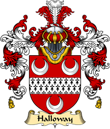 English Family Coat of Arms (v.25) Halloway