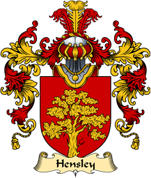 English Family Coat of Arms (v.25) Hensley