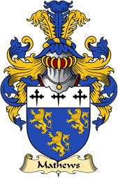 Welsh Family Coat of Arms (v.23) for Mathews (of Blodwel, Llanyblodwel, Shropshire)