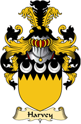 Irish Family Coat of Arms (v.23) for Harvey or Hervey