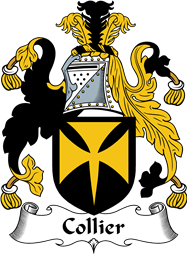 English Coat of Arms for the family Collier