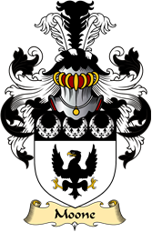 English Coat of Arms (v.23) for the family Moone or Moon