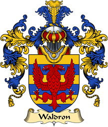 English Family Coat of Arms (v.25) Waldron I or Walrond