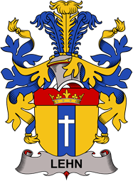 Coat of arms used by the Danish family Lehn