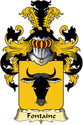 French Family Coat of Arms (v.23) for Fontaine II