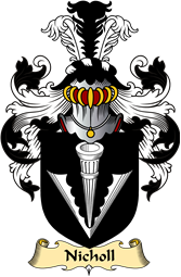 English Coat of Arms (v.23) for the family Nicholl