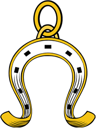 Horseshoe as Badge