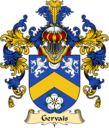 Irish Family Coat of Arms (v.25a) Gervais or Jervois