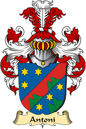 v.23 Coat of Family Arms from Germany for Antoni