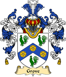 Irish Family Coat of Arms (v.25a) Grove