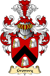 Welsh Family Coat of Arms (v.23) for Gronwy (Fychan, of Anglesey)