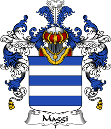 Italian Family Coat of Arms (v.25b) Maggi