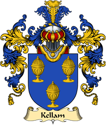 English Family Coat of Arms (v.25) Kellam