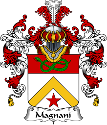 Italian Family Coat of Arms (v.25b) Magnani