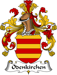 German Wappen Coat of Arms for Odenkirchen