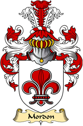 English Coat of Arms (v.23) for the family Morden or Mordon