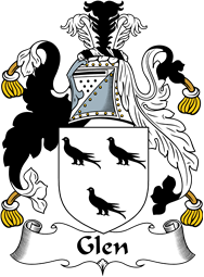 English Coat of Arms for the family Glen