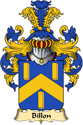 French Family Coat of Arms (v.23) for Billon