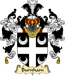 English Family Coat of Arms (v.25) Burnham