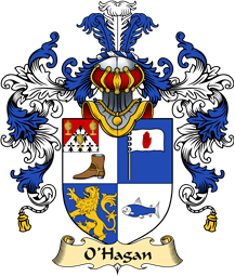 Irish Family Coat of Arms (v.25a) O