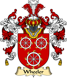 Irish Family Coat of Arms (v.25a) Wheeler