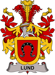 Coat of arms used by the Danish family Lund (Swedish Origin)