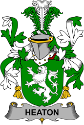 Irish Coat of Arms for Heaton