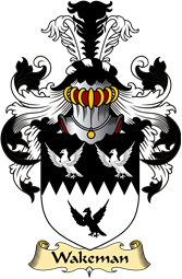 English Coat of Arms (v.23) for the family Wakeman