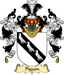 English Family Coat of Arms (v.25) Pigeon