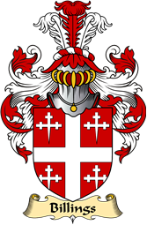 English Coat of Arms (v.23) for the family Billings