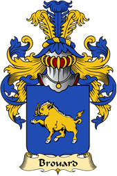 French Family Coat of Arms (v.23) for Brouart or Brouard