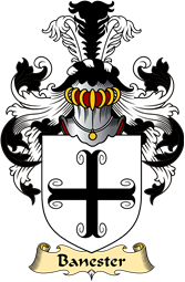 English Coat of Arms (v.23) for the family Banester