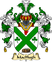 Irish Family Coat of Arms (v.25a) MacHugh
