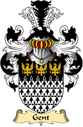 English Coat of Arms (v.23) for the family Gent