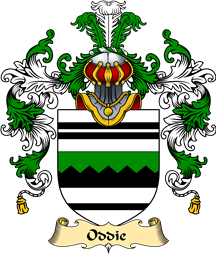 English Family Coat of Arms (v.25) Oddie or Oddy
