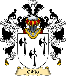 Irish Family Coat of Arms (v.25a) Gibbs