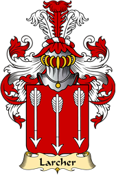 French Family Coat of Arms (v.23) for Larcher