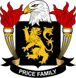 Coat of arms used by the Price family in the United States of America