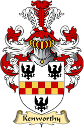 English Coat of Arms (v.23) for the family Kenworthy