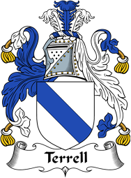 English Coat of Arms for the family Terrell