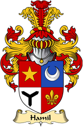 Scottish Family Coat of Arms (v.23) for Hamil