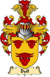 English Coat of Arms (v.23) for the family Bull