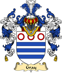 Irish Family Coat of Arms (v.25a) Gray