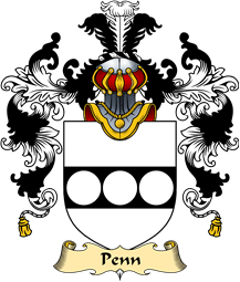 English Family Coat of Arms (v.25) Penn