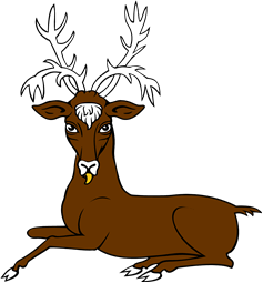 Reindeer Couchant Guardant