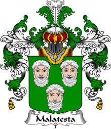 Italian Family Coat of Arms (v.25b) Malatesta